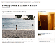 Tablet Screenshot of oceanbayboracay.com